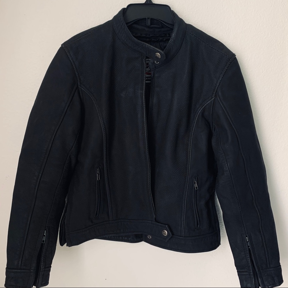 Women’s River Road Leather Motorcycle Jacket